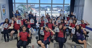 Programa Portas Abertas, da Águas de Camboriú, recebe mais de 60 alunos durante visita técnica