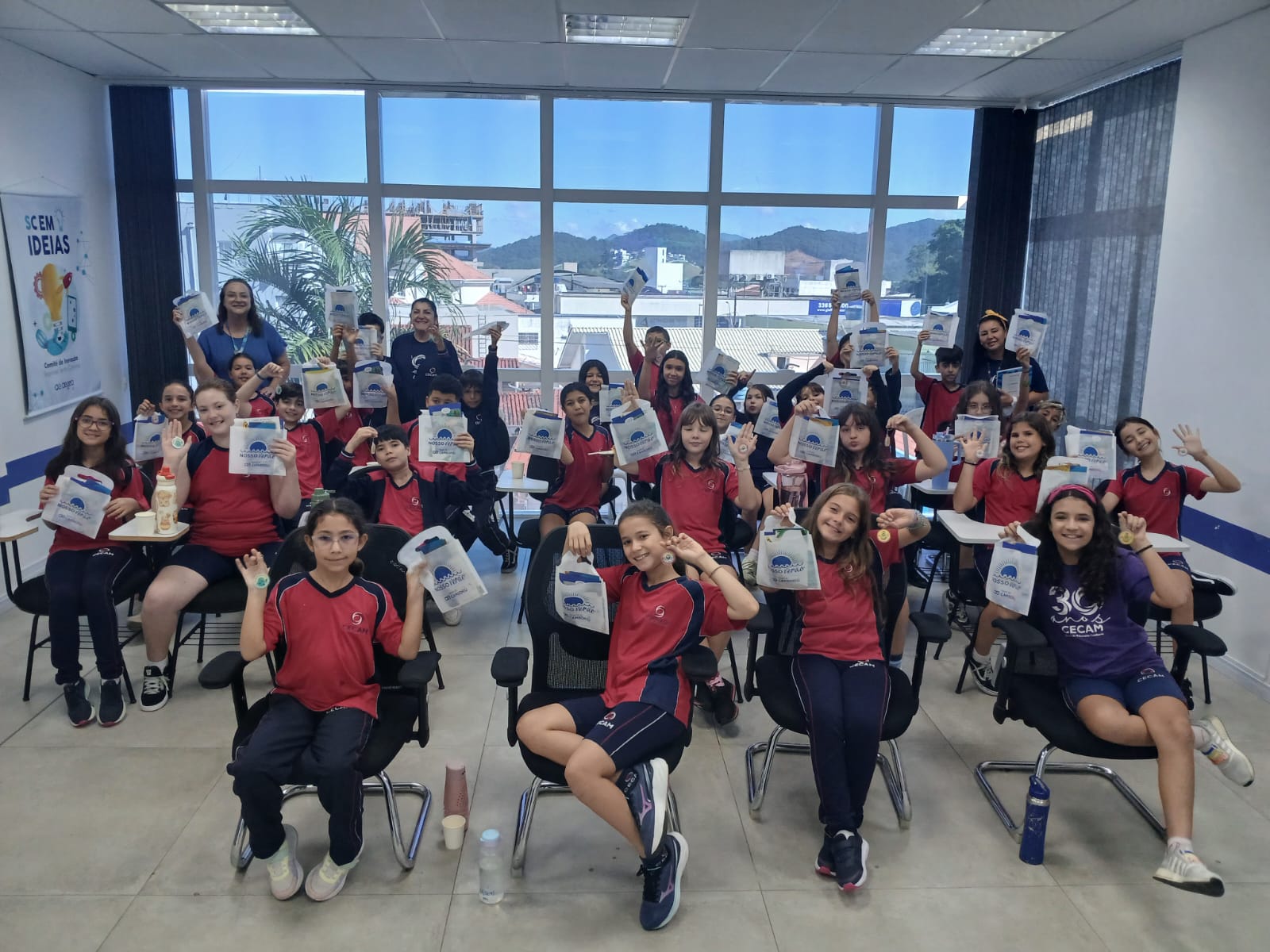 Programa Portas Abertas, da Águas de Camboriú, recebe mais de 60 alunos durante visita técnica