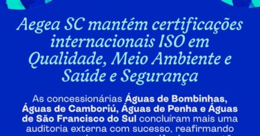 CERTIFICAÇÃO MANTIDA, EXCELÊNCIA RECONHECIDA! 
